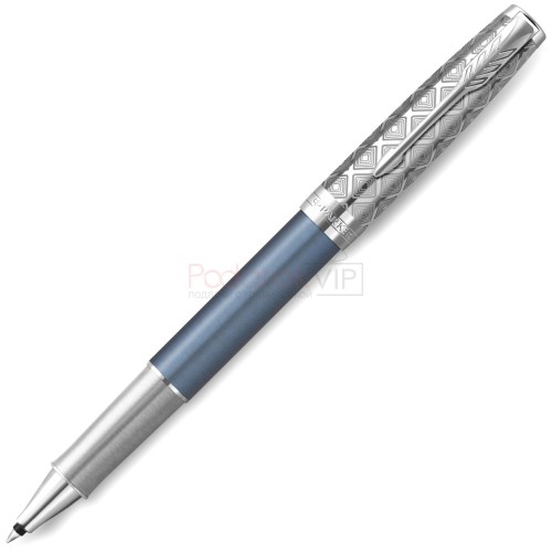 Ручка-роллер Parker Sonnet Premium T537, Metal Blue CT